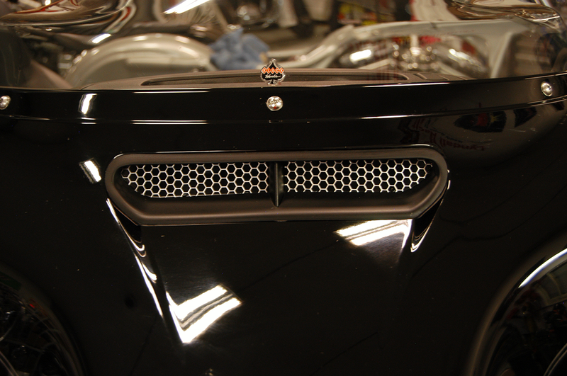 KLOCK WERKS Fairing Vent Screen - Honeycomb - FL '14-'23 - KWS-01-0003 - PartsOutlet.com.au