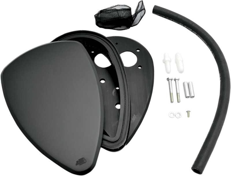 BARON Smooth Big Air Kit - Black - Kawasaki VN900 '06-'21 - BA-2074-00B - PartsOutlet.com.au