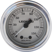 LEGEND SUSPENSION Fairing Mounted LED Backlit PSI Gauges - Silver - '97-'13 FL - 2212-0485 - PartsOutlet.com.au