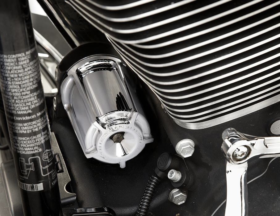 ARLEN NESS BEVELED® RE-USEABLE BILLET OIL FILTER, CHROME - 03-462 - PartsOutlet.com.au