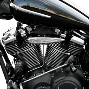BARON Cylinder Covers - Chrome - Comet Deco - Yamaha '06-'14 - BA-7624-13 - PartsOutlet.com.au