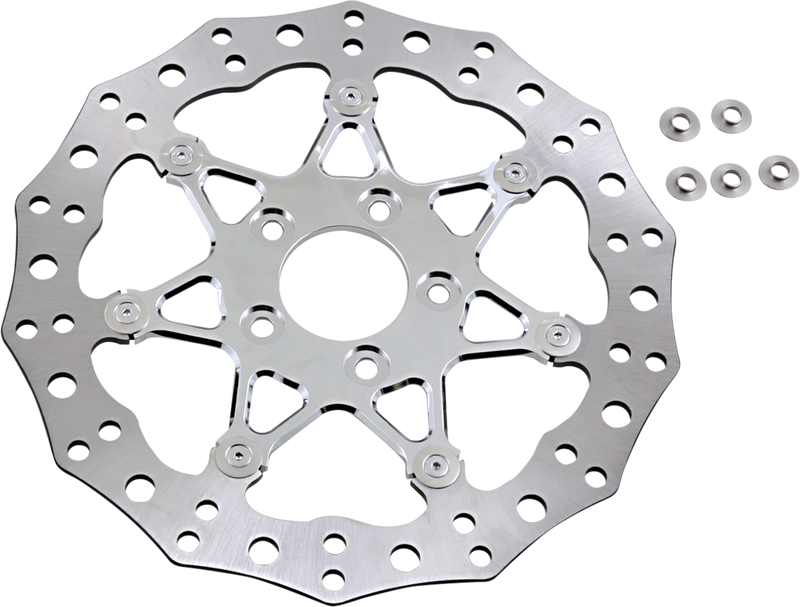 ARLEN NESS - FRONT PROCROSS BRAKE ROTOR, CHROME - 11.8" - Harley-Davidson '06-'17 - 33-10102-202