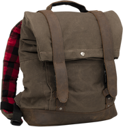 BURLY BRAND Roll Top Backpack - Dark Oak B15-1020D - PartsOutlet.com.au