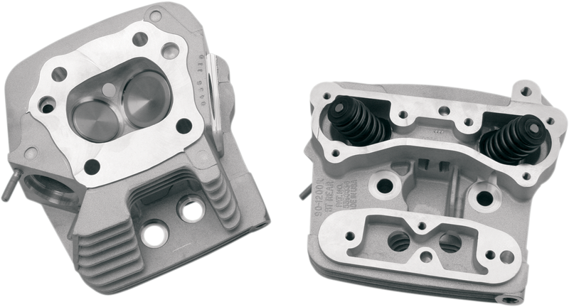 S&S CYCLE S&S® Performance Replacement Low Compression 82cc Cylinder Heads For 1984-'99 HD® Big Twins - Natural Aluminum Finish - 106-3466 - PartsOutlet.com.au