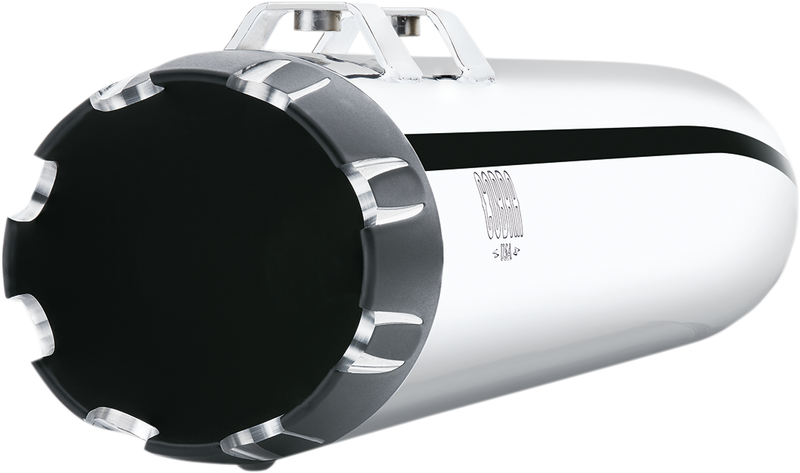 COBRA 4" Mufflers for FL '17-'22 - Chrome - 6267