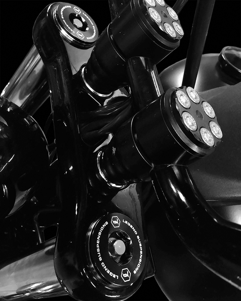 LEGEND SUSPENSION Standard AXEO Front Suspension System - 49 mm - '06-'17 FXD/FXDL/FXDB/FXDC 0414-0512 - PartsOutlet.com.au