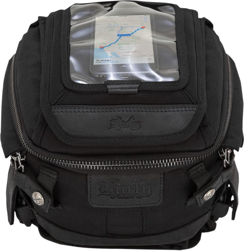 BURLY BRAND Tank Tail Bag - Black B15-1010B - PartsOutlet.com.au