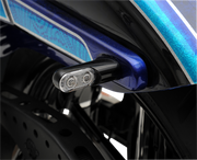 ARLEN NESS DIRECT BOLT-ON INDICATOR LIGHTS FOR XL/FXD/FXST, BLACK - Red/Rear - 12-741 - PartsOutlet.com.au