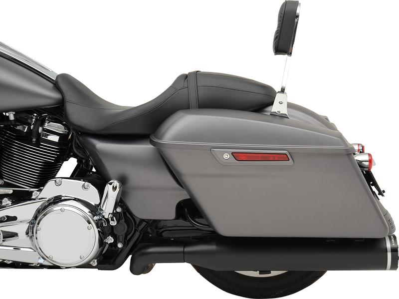 KHROME WERKS 2-into-2 Dominator Exhaust System with 4-1/2" Mufflers - Black - FL '17-'24 - 200810A