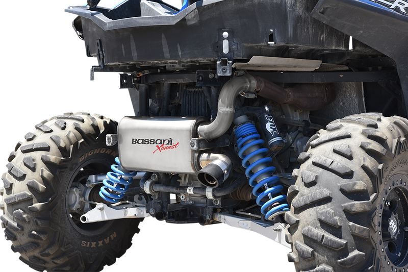 BASSANI XHAUST Muffler - Stainless Steel - Polaris RZR XP 900 2014 - 6R9017 - PartsOutlet.com.au