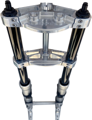 SLYFOX 49 mm Triple Clamps - Raw - '15-'21 FL - SF14TK-1 - PartsOutlet.com.au