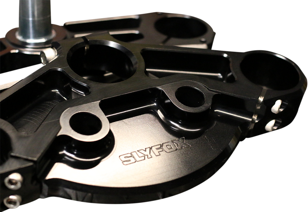 SLYFOX 49 mm Triple Clamps - Black Anodized - '15-'21 FL - SF14TK-2
