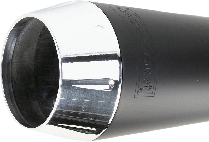 BASSANI XHAUST Road Rage 2:1 Exhaust Collector System - Black - Dyna '91-'17 FXD - 1D5250B - PartsOutlet.com.au