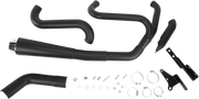 BASSANI XHAUST Road Rage 2:1 Exhaust Collector System - Black - Dyna '91-'17 FXD - 1D5250B - PartsOutlet.com.au