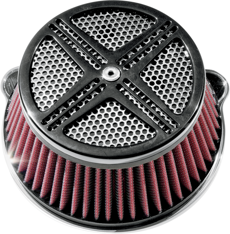 BARON XXX Air Cleaner - Black - Yamaha '99-'09 V-Star '11 BA-2341-00B - PartsOutlet.com.au