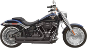 BASSANI XHAUST Pro Street Exhaust - Black - 2020 Softail Breakout, 2018-2021 Fat Boy & FXDR - 1S34DB - PartsOutlet.com.au