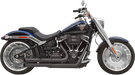 BASSANI XHAUST Pro Street Exhaust - Black - 2020 Softail Breakout, 2018-2021 Fat Boy & FXDR - 1S34DB - PartsOutlet.com.au