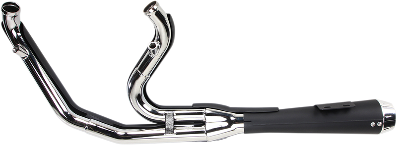 BASSANI XHAUST Road Rage Exhaust - Black - Short - '06-'17 Dyna FXD - 13122J - PartsOutlet.com.au