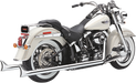 COBRA True Dual Exhaust - Fishtail - '97-'06 Softail 6987 - PartsOutlet.com.au