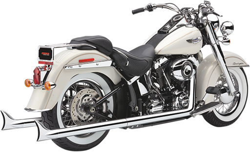 COBRA True Dual Exhaust - Fishtail - '97-'06 Softail 6987 - PartsOutlet.com.au