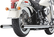 COBRA True Dual Exhaust - Billet Tip - '97-'06 Softail 6984 - PartsOutlet.com.au