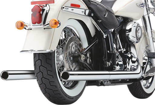 COBRA True Dual Exhaust - Billet Tip - '97-'06 Softail 6984 - PartsOutlet.com.au