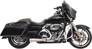 BASSANI XHAUST Short 2:1 Exhaust for M8 FL 2017+ - Stainless Steel 1F42SS - PartsOutlet.com.au