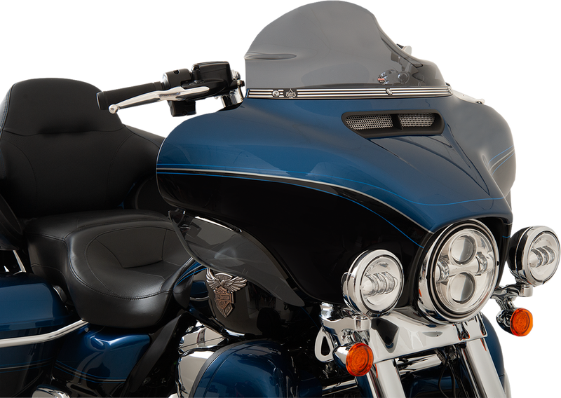 KLOCK WERKS Windshield Trim - KERF - Black Contrast - Harley-Davidson '14-'23 - KWW-01-0363 - PartsOutlet.com.au