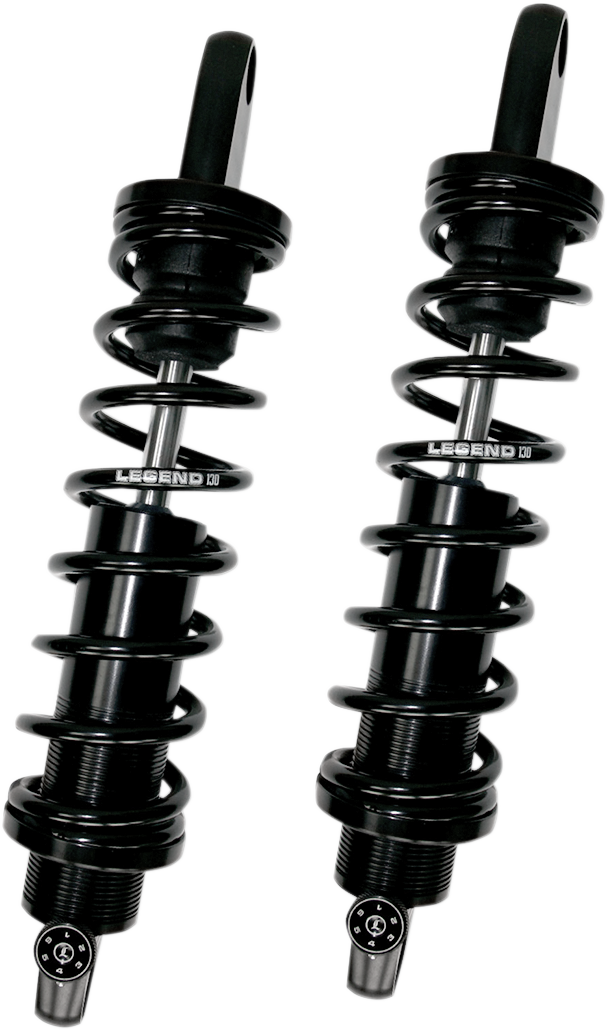 LEGEND SUSPENSION REVO-A Adjustable FXR Coil Suspension - Gloss Black - Standard - 14" - FXR '84-'00 - 1310-1108