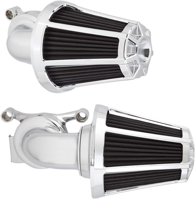 ARLEN NESS BEVELED® MONSTER SUCKER® AIR CLEANER, CHROME - 17-up M8 MODELS - 81-031 - PartsOutlet.com.au