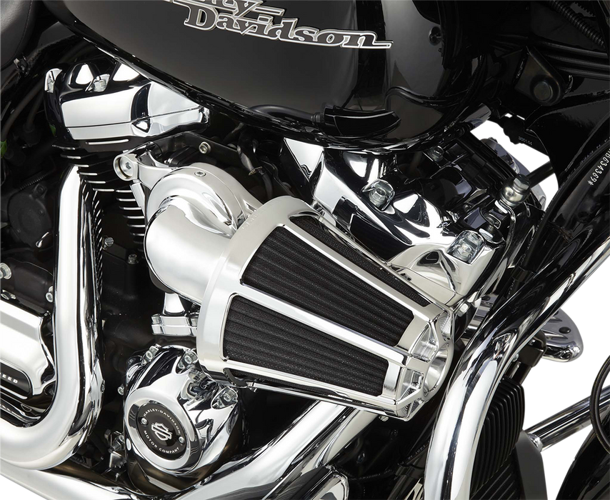 ARLEN NESS BEVELED® MONSTER SUCKER® AIR CLEANER, CHROME - 17-up M8 MODELS - 81-031 - PartsOutlet.com.au