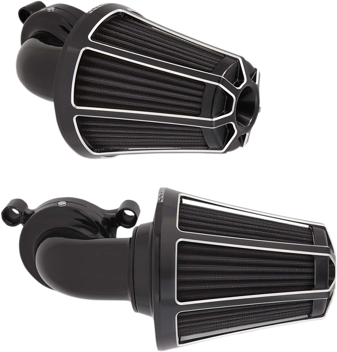 ARLEN NESS BEVELED® MONSTER SUCKER® AIR CLEANER, BLACK - 17-up M8 MODELS - 81-036 - PartsOutlet.com.au