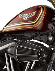 ARLEN NESS BEVELED® MONSTER SUCKER® AIR CLEANER, BLACK - 17-up M8 MODELS - 81-036 - PartsOutlet.com.au