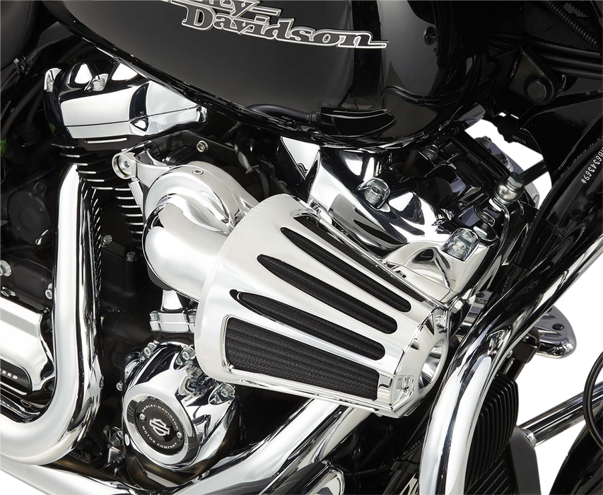 ARLEN NESS DEEP CUT® MONSTER SUCKER® AIR CLEANER, CHROME - 17-up M8 MODELS - 81-032 - PartsOutlet.com.au