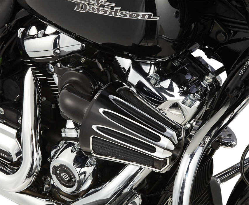 ARLEN NESS DEEP CUT® MONSTER SUCKER® AIR CLEANER, BLACK - 17-up M8 MODELS - 81-037 - PartsOutlet.com.au