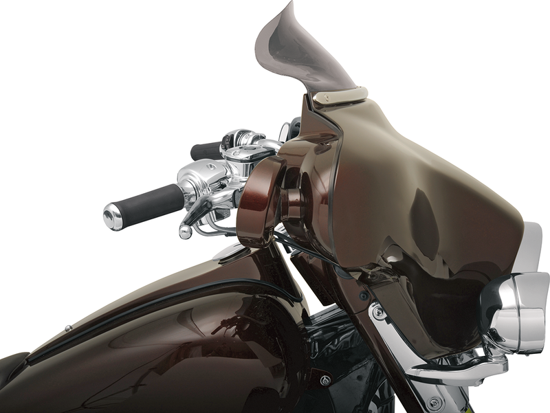 KLOCK WERKS Flare Windshield - 6-1/2" - Smoke - FLHT '96-'13 - KWW-01-0199