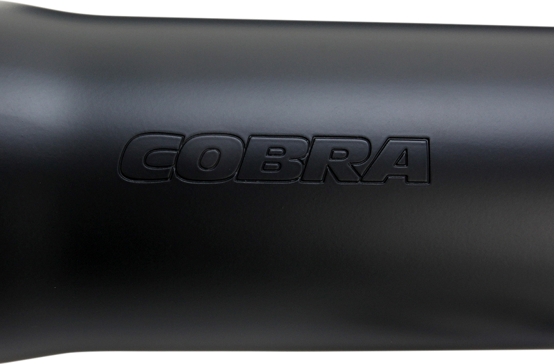 COBRA 3" RPT Mufflers for '07-'17 Softail - Black - 6053B