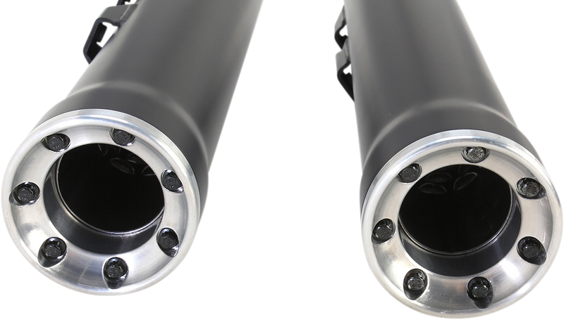 COBRA 3" RPT Mufflers - Softail FLS '05-'17 - Black - 6052B