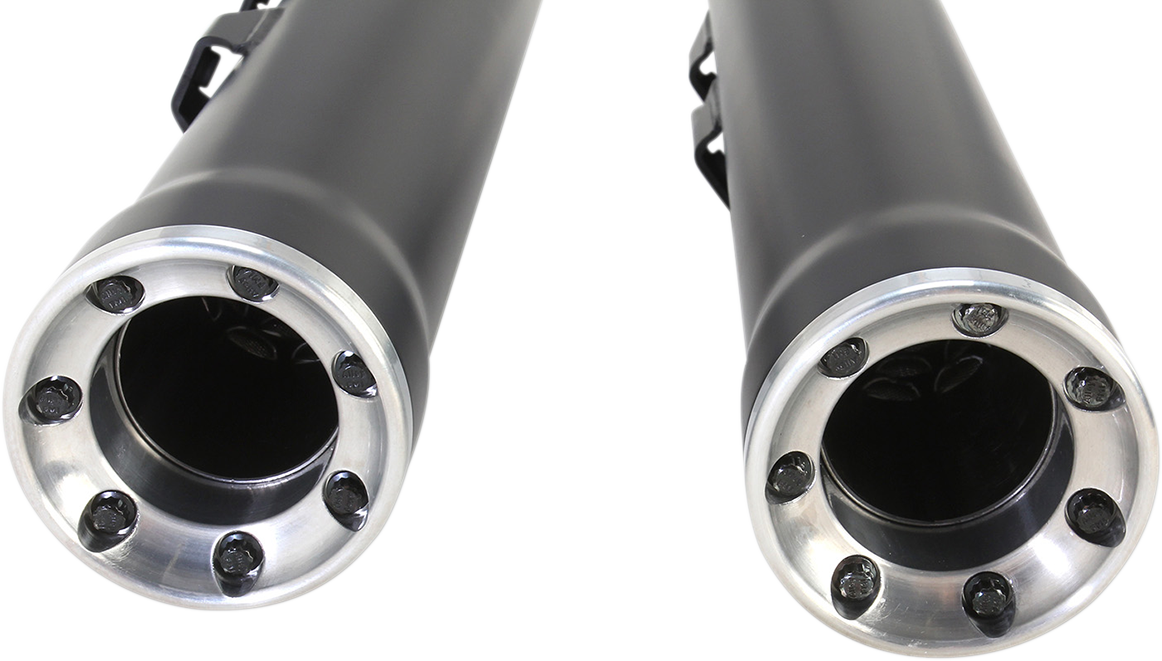 COBRA 3" RPT Mufflers - Softail FLS 05-17 - Black 6052B