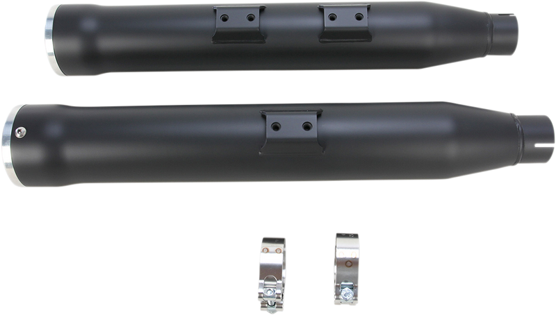 COBRA 3" RPT Mufflers - Softail '07-'17 - Black - 6051B