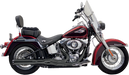 BASSANI XHAUST Road Rage II B1 Power 2:1 Exhaust - Softail '86-'17 - Black 1S18RB - PartsOutlet.com.au