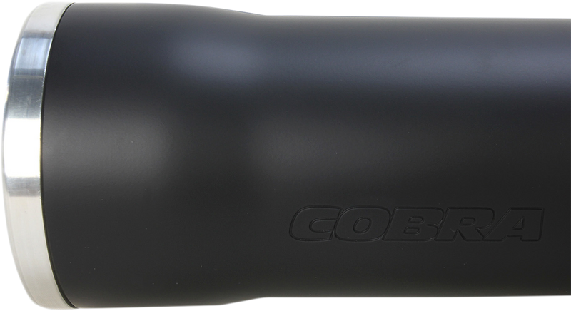 COBRA 3" RPT Mufflers for '95-'17 FXD - Black - 6055B