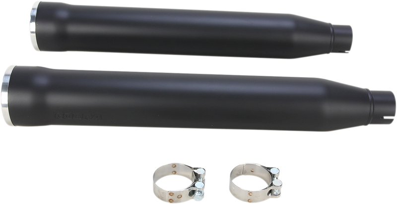 COBRA 3" RPT Mufflers for '95-'17 FXD - Black - 6055B