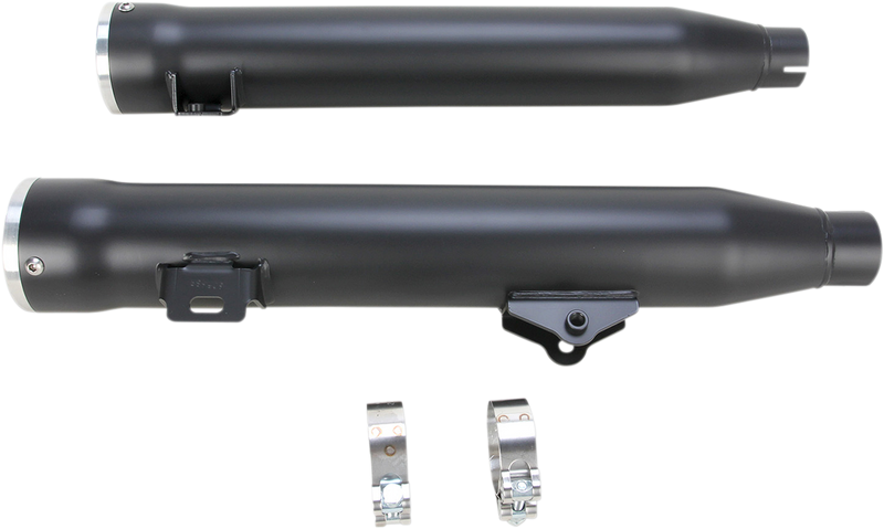 COBRA 3" RPT Mufflers - FXD '08-'17 - Black 6056B