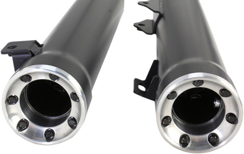 COBRA 3" RPT Mufflers - FXD '08-'17 - Black 6056B