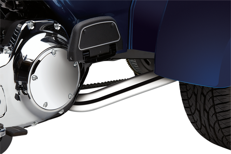 COBRA Powerport Dual Headpipes - '10-'16 FL Chrome 6254 - PartsOutlet.com.au