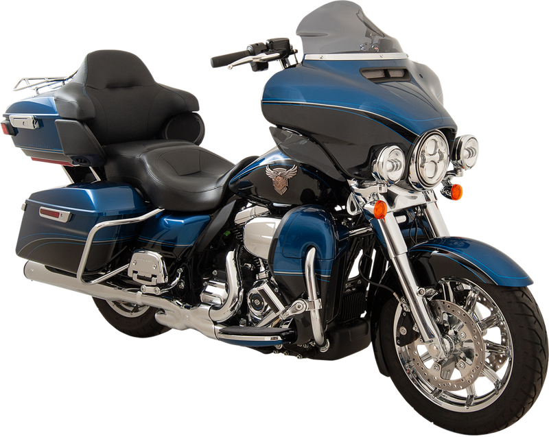 KLOCK WERKS Flare Windshield - 8-1/2" - Dark - Smoke - FLHT '14-'25 - KWW-01-0210-2014