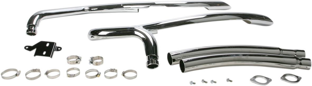 COBRA Speedster Swept Exhaust - Chrome - 2009 Suzuki M90 - 3223 ...