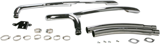 COBRA Speedster Swept Exhaust - Chrome - 2009 Suzuki M90 - 3223 - PartsOutlet.com.au