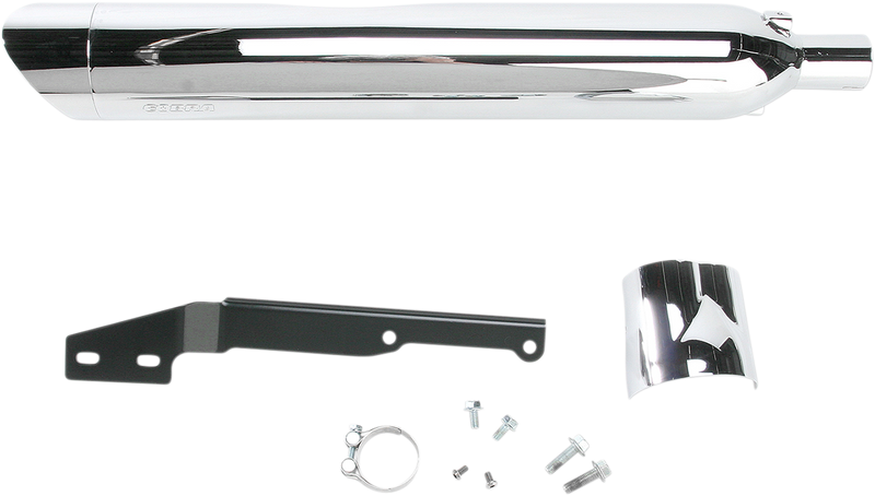 COBRA Scalloped Muffler - Yamaha Stryker 2011-2017 - Chrome 2270 - PartsOutlet.com.au